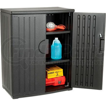 92561 by ICEBERG - Plastic Storage Cabinet 36x22x46 - Black