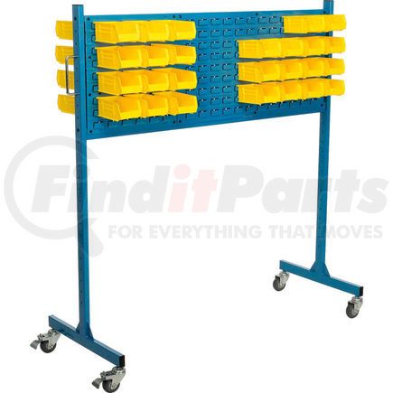 319091 by GLOBAL INDUSTRIAL - Global Industrial&#153; 60" W Louver Panel Rack, Blue