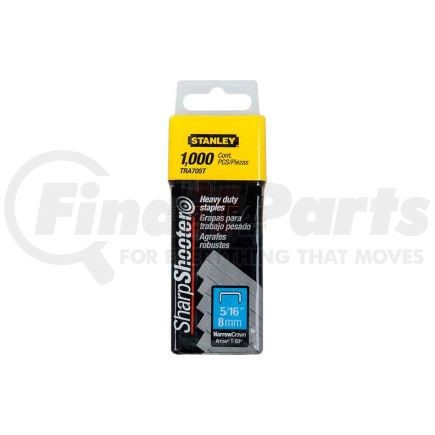 TRA705T by STANLEY - Stanley TRA705T Heavy-Duty Narrow Crown Staples 5/16", 1,000 Pack
