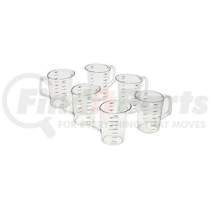FG321800 CLR by RUBBERMAID - Rubbermaid Commercial FG321800 - Measuring Cup, Bouncer&#174;, 4 Quart, Clear Polycarbonate