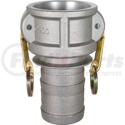 90.392.200 by BE POWER EQUIPMENT - 2" Aluminum Camlock Fitting - Male Barb x Female Coupler Thread