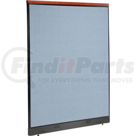 277562EBL by GLOBAL INDUSTRIAL - Interion&#174; Deluxe Electric Office Partition Panel, 60-1/4"W x 77-1/2"H, Blue