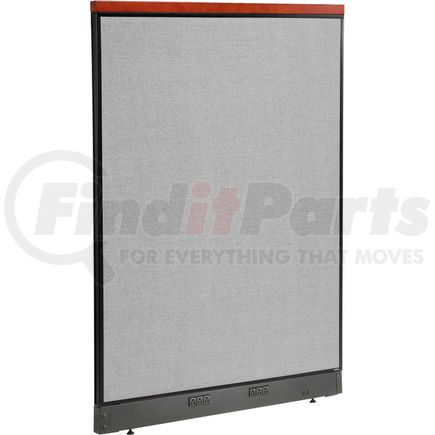 277554EGY by GLOBAL INDUSTRIAL - Interion&#174; Deluxe Electric Office Partition Panel, 48-1/4"W x 65-1/2"H, Gray