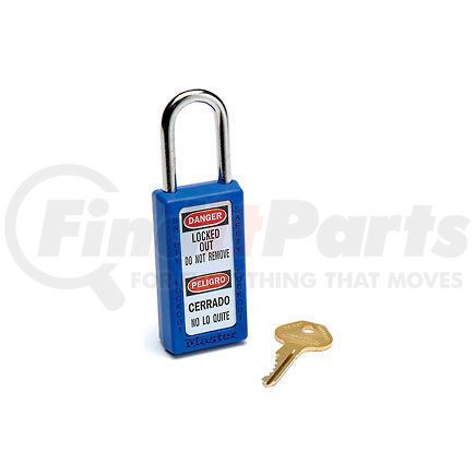 411BLU by MASTER LOCK - Master Lock&#174; Safety 411 Series Zenex&#153; Thermoplastic Padlock, Blue, 411BLU