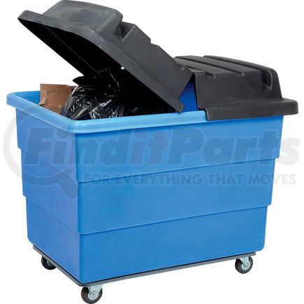 FG461700BLA by RUBBERMAID - Optional Dome Lid 4617 for Rubbermaid&#174; Plastic Utility Truck