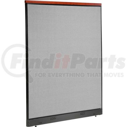 277562EGY by GLOBAL INDUSTRIAL - Interion&#174; Deluxe Electric Office Partition Panel, 60-1/4"W x 77-1/2"H, Gray