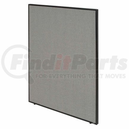 238636GY by GLOBAL INDUSTRIAL - Interion&#174; Office Partition Panel, 36-1/4"W x 72"H, Gray