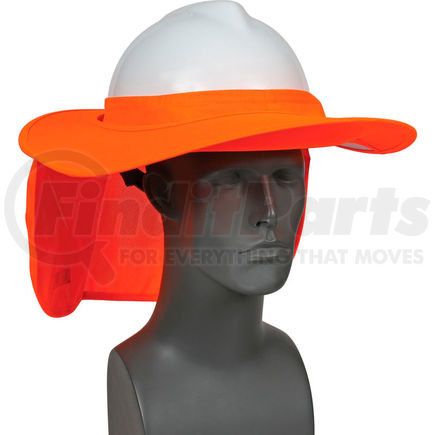 12641 by ERGODYNE - Ergodyne&#174; Chill-Its&#174; 6660 Hard Hat Brim with Shade, Orange, One Size