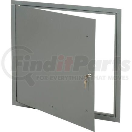 602332 by GLOBAL INDUSTRIAL - Global Industrial&#8482; Multi Purpose Metal Access Panel, Key Lock, 24"W x 24"H