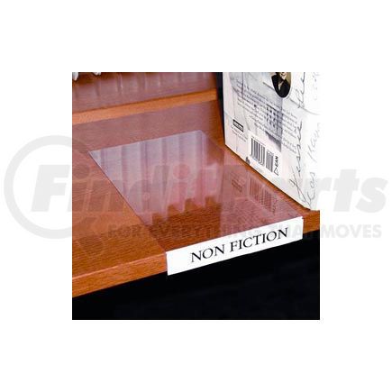 BS5108 by AIGNER INDEX INC - Label Holder, Moveable Shelf, Clear (10 pcs/pkg)