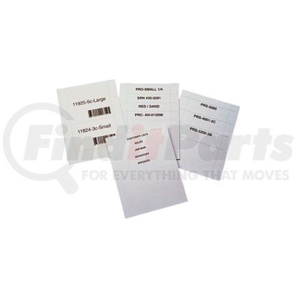 LIS75812* by AIGNER INDEX INC - Laser Insert Sheets, Letter - Pref. 11/16" x 8" (600 pcs/pkg)