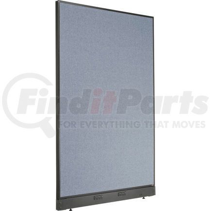 238638EBL by GLOBAL INDUSTRIAL - Interion&#174; Electric Office Partition Panel, 48-1/4"W x 76"H, Blue