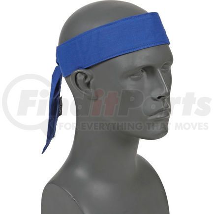 12567 by ERGODYNE - Ergodyne&#174; Chill-Its&#174; 6700CT Evap. Cooling Bandana w/ Built-In Cooling Towel - Tie, Blue