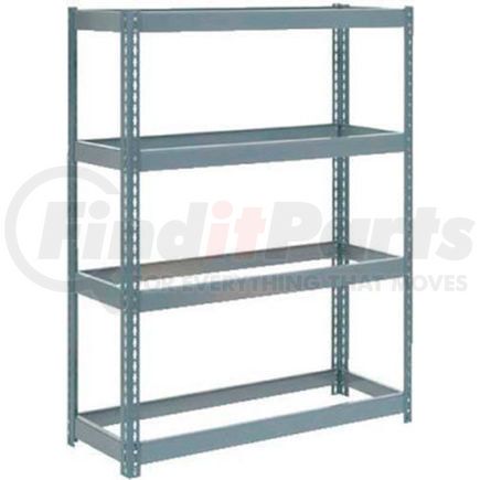 255642 by GLOBAL INDUSTRIAL - Global Industrial&#153; Extra Heavy Duty Shelving 48"W x 18"D x 72"H With 4 Shelves, No Deck, Gray
