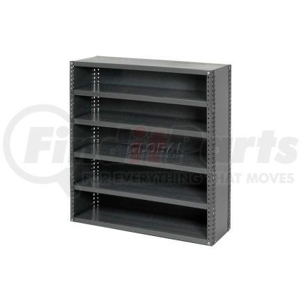 239607 by GLOBAL INDUSTRIAL - Global Industrial&#153; Steel Closed Shelving 10 Shelves No Bin - 36x18x73