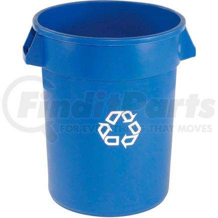 FG264307BLUE by RUBBERMAID - Rubbermaid&#174; Recycling Can, 44 Gallon, Blue