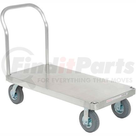 585463S by GLOBAL INDUSTRIAL - Magliner&#174; Aluminum Platform Truck with Smooth Deck 48 x 24 1200 Lb. Cap.