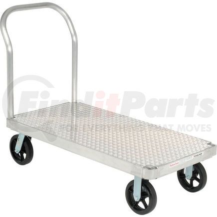 585466T by GLOBAL INDUSTRIAL - Magliner&#174; Aluminum Platform Truck with Diamond Deck 48 x 30 2400 Lb. Cap.