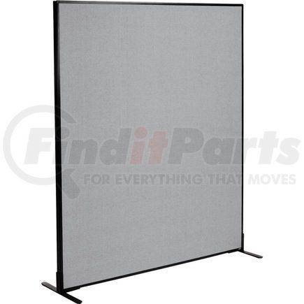 238640FGY by GLOBAL INDUSTRIAL - Interion&#174; Freestanding Office Partition Panel, 60-1/4"W x 72"H, Gray