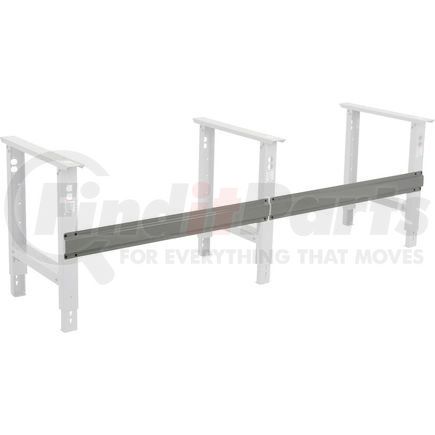 706442 by GLOBAL INDUSTRIAL - Global Industrial&#153; Workbench Stringer for 96"W C-Channel Leg Adjustable & Fixed Height - Gray