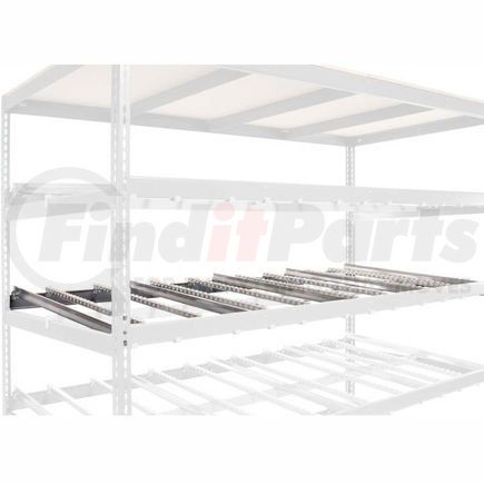 653275 by GLOBAL INDUSTRIAL - Global Industrial&#8482; Gravity Flow Carton Rack Additional Level 96"X36"