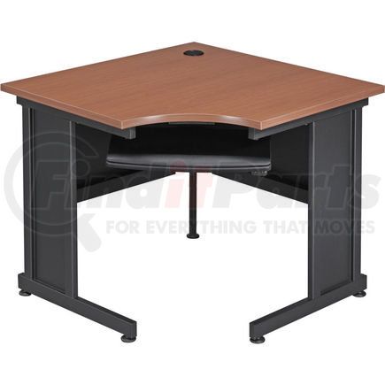 240347CH by GLOBAL INDUSTRIAL - Interion&#174; 36"W Corner Desk - Cherry