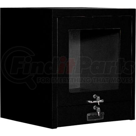 607294BK by GLOBAL INDUSTRIAL - Global Industrial&#8482; Counter Top CRT Security Computer Cabinet, Black