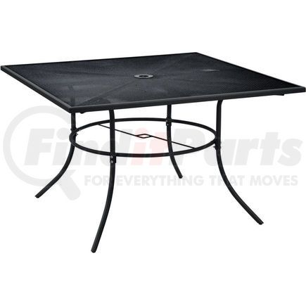 262081 by GLOBAL INDUSTRIAL - Interion&#174; 48" Square Outdoor Steel Mesh Café Table