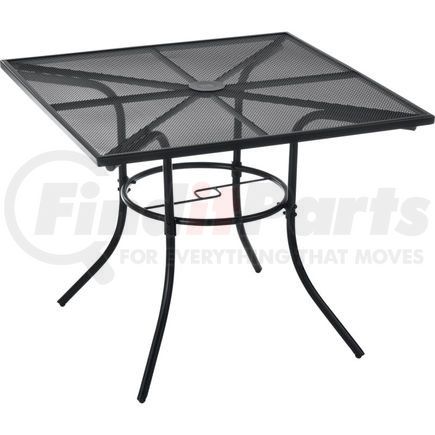 262079 by GLOBAL INDUSTRIAL - Interion&#174; 36" Square Steel Mesh Outdoor Café Table