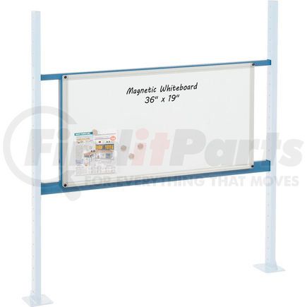 319178BL by GLOBAL INDUSTRIAL - Global Industrial&#153; Panel Kit for 48"W Workbench with 36"W Whiteboard, Mounting Rail - Blue