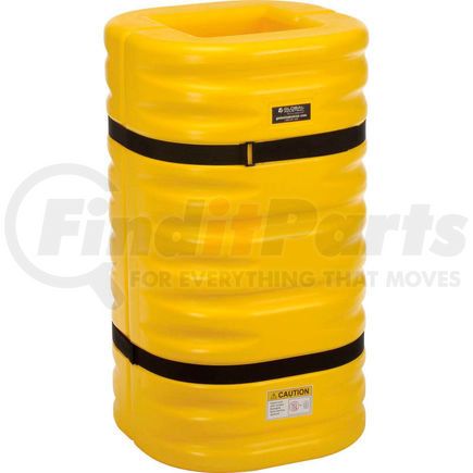 708165YL by GLOBAL INDUSTRIAL - Global Industrial&#8482; Yellow Column Protectors, 12" Column Opening