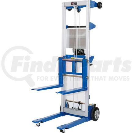 989052 by GLOBAL INDUSTRIAL - Global Industrial&#153; Lightweight Hand Operated Lift Truck, 500 Lb. Capacity Fixed Legs