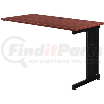 812235MH by GLOBAL INDUSTRIAL - Interion&#174; 48"W Right Handed Return Table - Mahogany