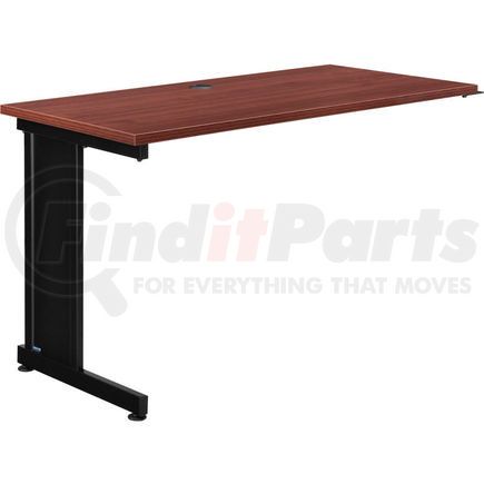 812234MH by GLOBAL INDUSTRIAL - Interion&#174; 48"W Left Handed Return Table - Mahogany