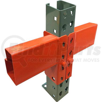 711273 by GLOBAL INDUSTRIAL - Global Industrial&#8482; 108 Inch Pallet Rack Beam - Slotted 6150 lbs cap (2Pcs)