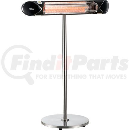 246722 by GLOBAL INDUSTRIAL - Global Industrial&#174; Infrared Patio Heater w/Remote Control, Free Standing, 1500W, 35-3/8"L