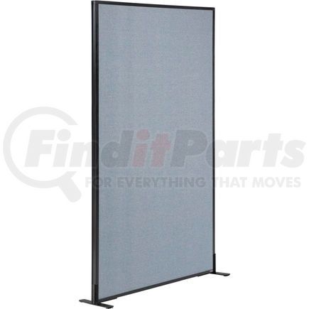 695788FBL by GLOBAL INDUSTRIAL - Interion&#174; Freestanding Office Partition Panel, 36-1/4"W x 96"H, Blue