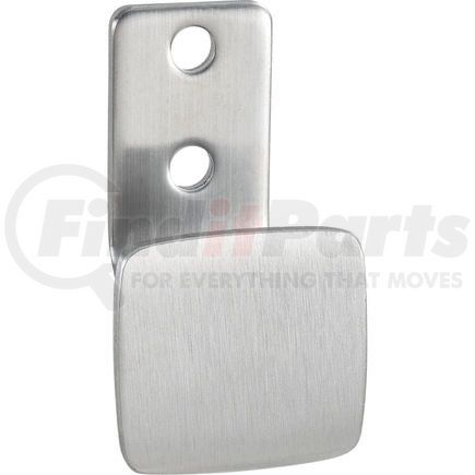 695766 by GLOBAL INDUSTRIAL - Interion&#174; Square Clothes Hook - Silver Satin Finish