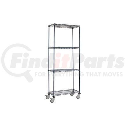 188860 by GLOBAL INDUSTRIAL - Nexelon&#8482; Wire Shelf Truck 36x18x92 1200 Lb. Capacity