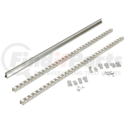 184200 by GLOBAL INDUSTRIAL - Global Industrial&#8482; Gravity Carton Flow Roller Track Kit 48"