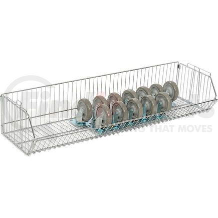 832118 by GLOBAL INDUSTRIAL - Global Industrial&#153; Stackable Wire Storage Bin, 48"W x 14"D x 9"H