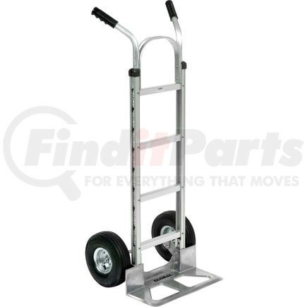 168262 by GLOBAL INDUSTRIAL - Global Industrial&#8482; Aluminum Hand Truck - Double Handle - Pneumatic Wheels
