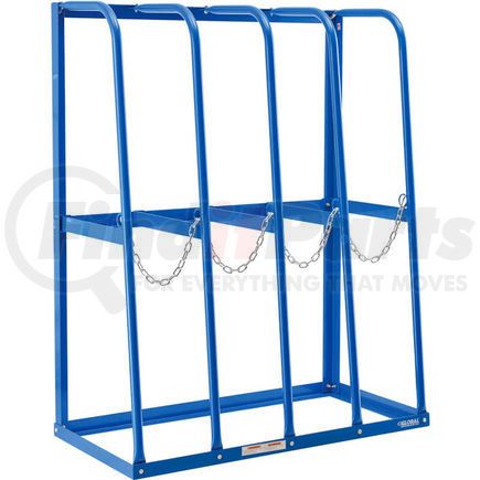 320753A by GLOBAL INDUSTRIAL - Global Industrial&#153; Vertical Bar Storage Rack, 4 Bays, 48"Wx24"Dx60"H, 6000 Lb. Cap. - Assembled