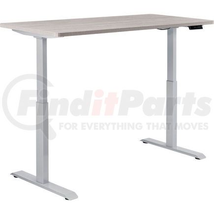 695779GYGY by GLOBAL INDUSTRIAL - Interion&#174; Electric Height Adjustable Table, 48"W x 30"D, Gray W/ Gray Base