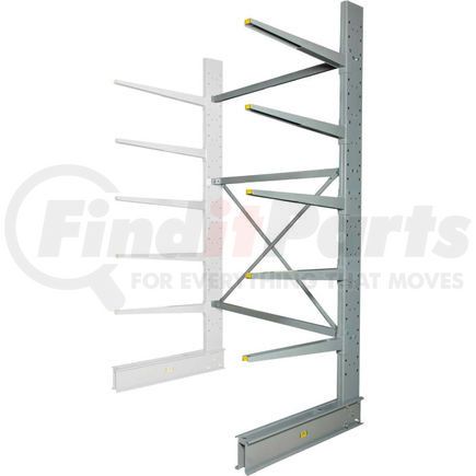 320823A by GLOBAL INDUSTRIAL - Global Industrial&#153; Single Sided HD Add-On Cantilever Rack Unit, 72"W x 50"D x 10'H, No Lip