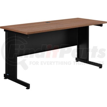 240345WN by GLOBAL INDUSTRIAL - Interion&#174; 60"W Desk - Walnut