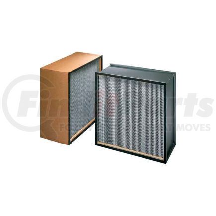 H62A1X1 by KOCH FILTER - Koch&#8482; Filter H62A1X1 99.97% Biomax Hepa Galv Steel/Double Turned Flange 12"W x 24"H x 11-1/2"D