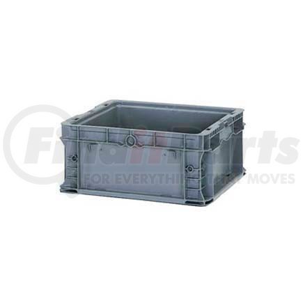 NSO1615-7-GY by LEWIS-BINS.COM - ORBIS Stakpak NSO1615-7 Modular Straight Wall Container, 16"L x 15"W x 7-1/2"H, Gray