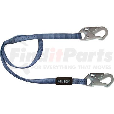 8204 by FALLTECH - FallTech&#174; 8204 4' Restraint Lanyard, Single Leg, with 2 Snap Hooks