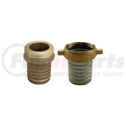 97438105 by APACHE - 2" Aluminum Coupling Set Male & Female Short Shank Pair